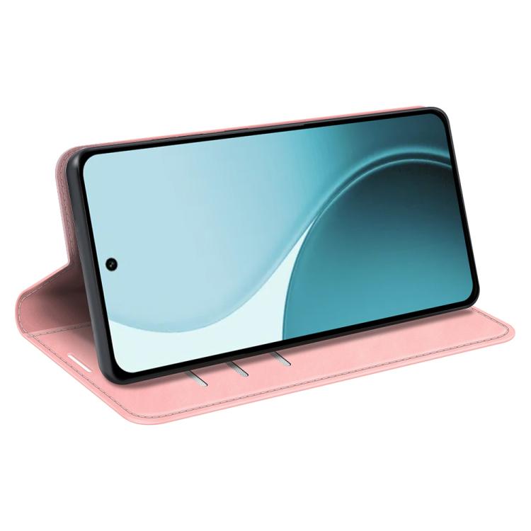 For OPPO Reno14 F 5G Retro-skin Magnetic Suction Leather Phone Case