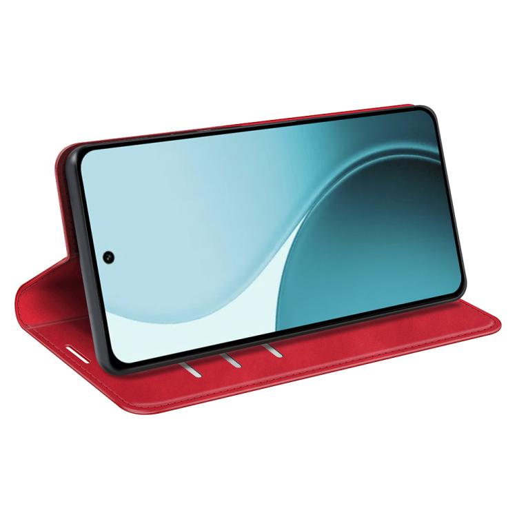 For OPPO Reno14 F 5G Retro-skin Magnetic Suction Leather Phone Case