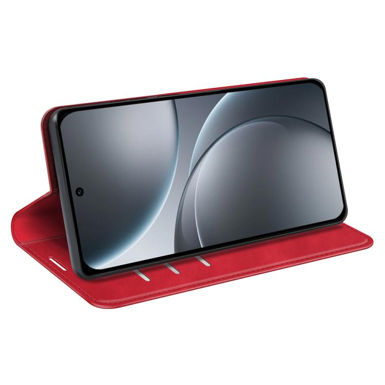 For OPPO Find X9 Retro-skin Magnetic Suction Leather Phone Case