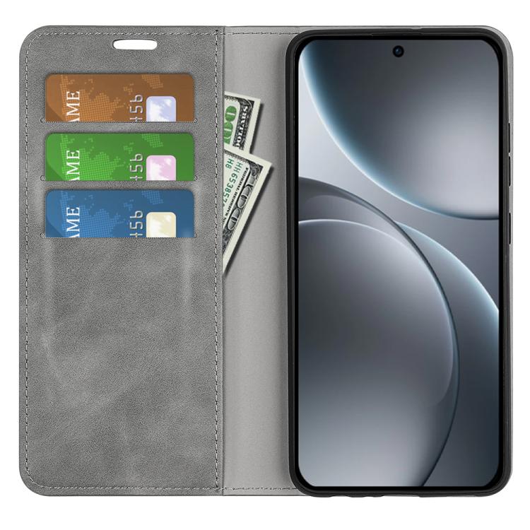 For OPPO Find X9 Pro Retro-skin Magnetic Suction Leather Phone Case