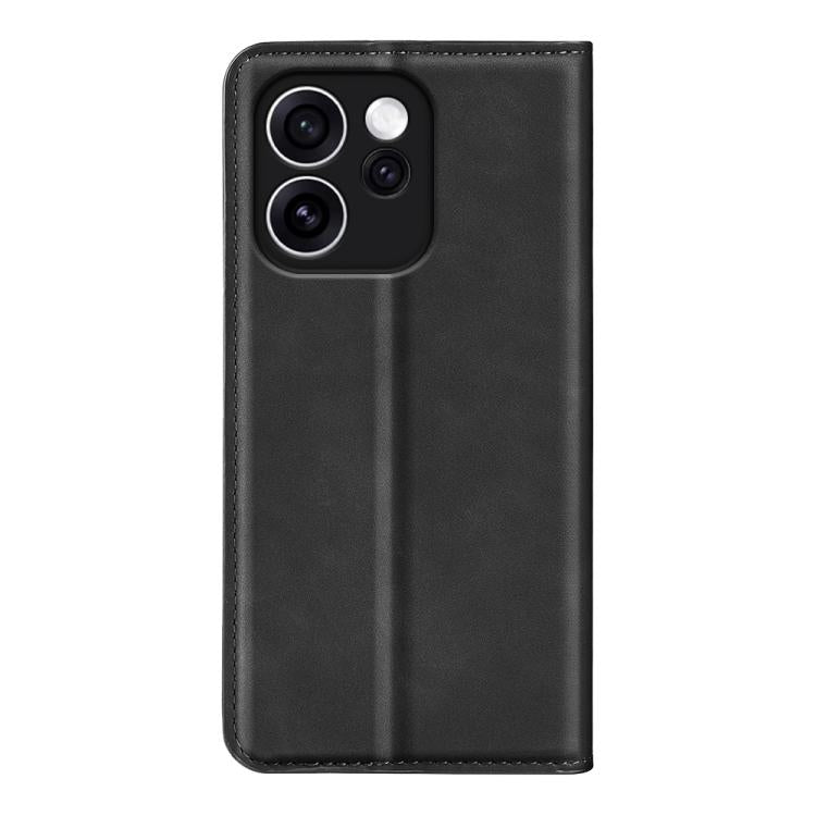 For OPPO Reno15 F 5G Retro-skin Magnetic Suction Leather Phone Case