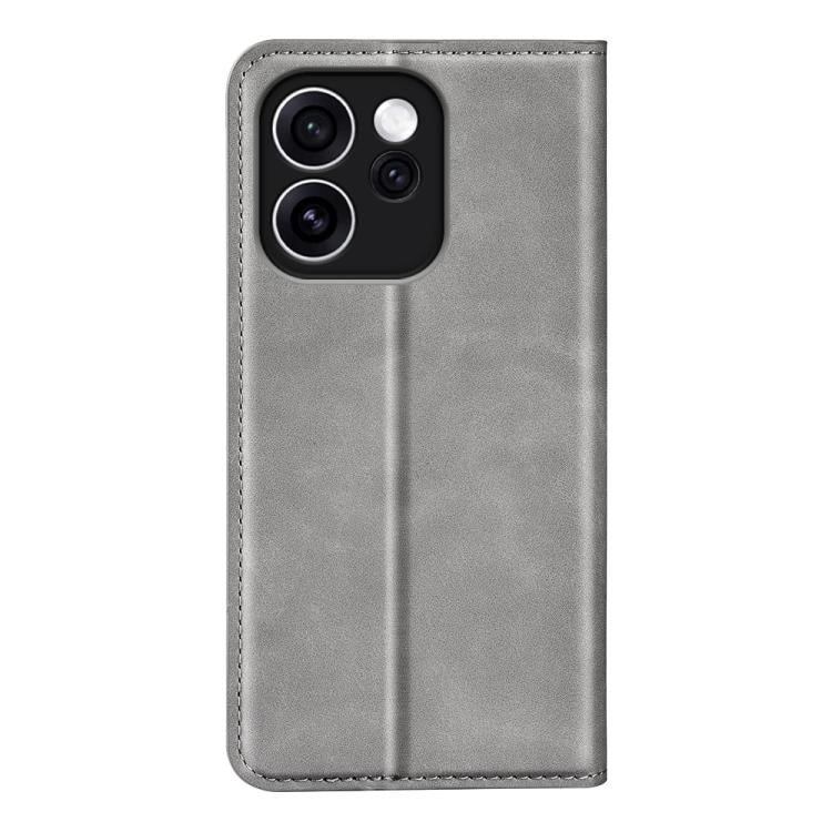 For OPPO Reno15 F 5G Retro-skin Magnetic Suction Leather Phone Case