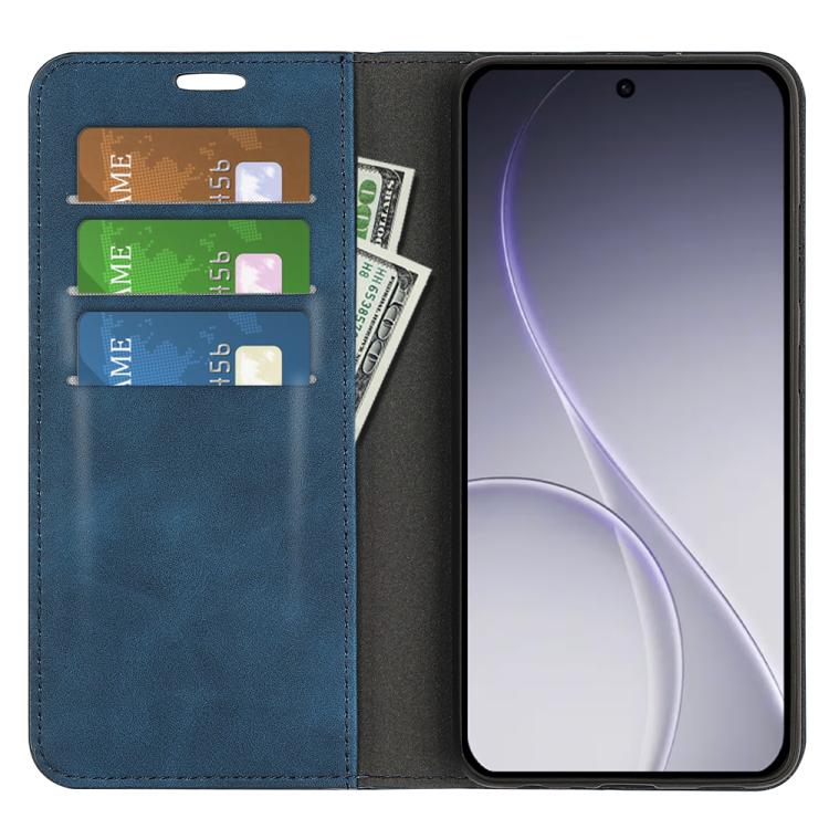 For OPPO Reno15 F 5G Retro-skin Magnetic Suction Leather Phone Case