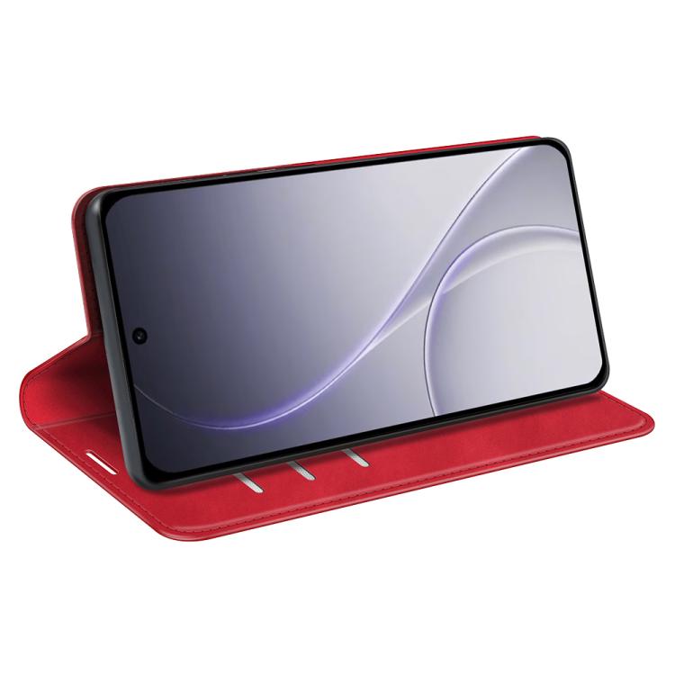 For OPPO Reno15 F 5G Retro-skin Magnetic Suction Leather Phone Case