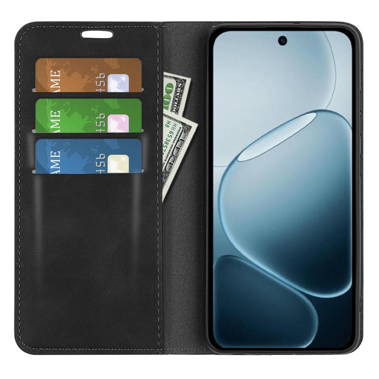 For OPPO A6 Pro Global / F31 5G Retro-skin Magnetic Suction Leather Phone Case