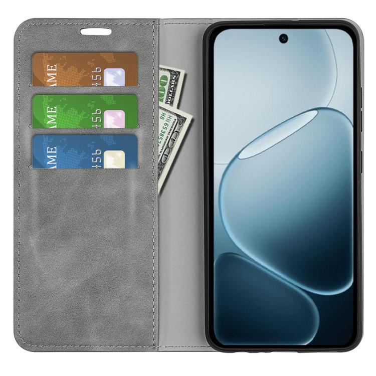 For OPPO A6 Pro Global / F31 5G Retro-skin Magnetic Suction Leather Phone Case