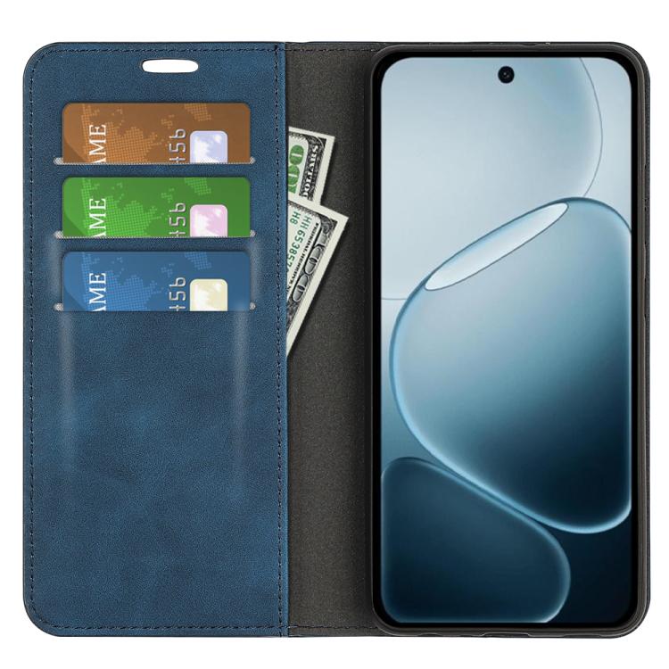 For OPPO A6 Pro Global / F31 5G Retro-skin Magnetic Suction Leather Phone Case