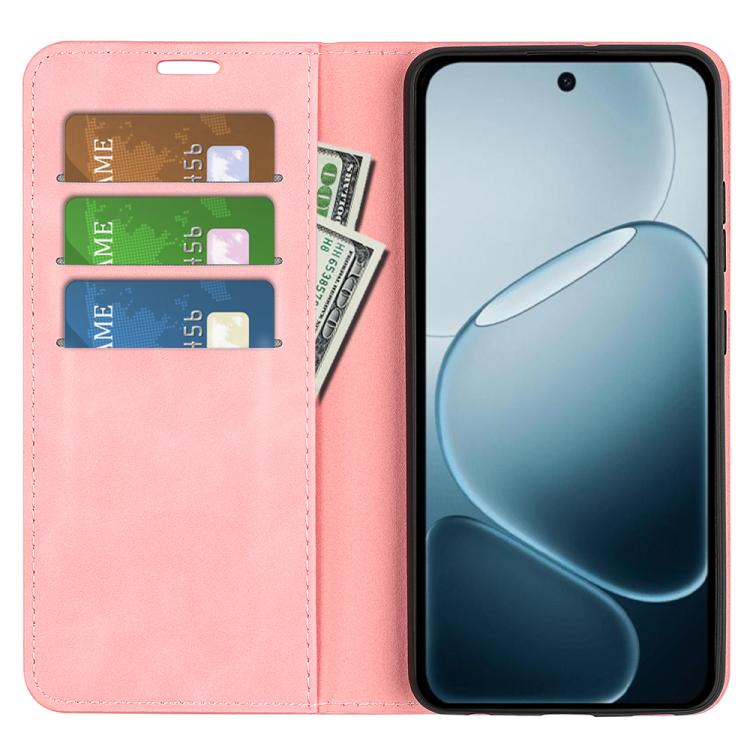 For OPPO A6 Pro Global / F31 5G Retro-skin Magnetic Suction Leather Phone Case
