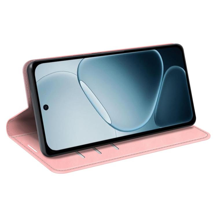 For OPPO A6 Pro Global / F31 5G Retro-skin Magnetic Suction Leather Phone Case