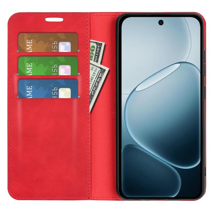 For OPPO A6 Pro Global / F31 5G Retro-skin Magnetic Suction Leather Phone Case