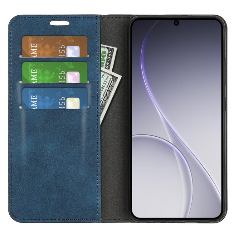For OPPO Reno15 Pro Global Retro-skin Magnetic Suction Leather Phone Case