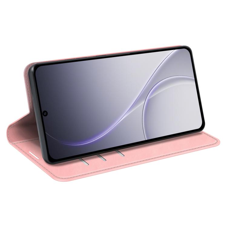 For OPPO Reno15 Pro Global Retro-skin Magnetic Suction Leather Phone Case