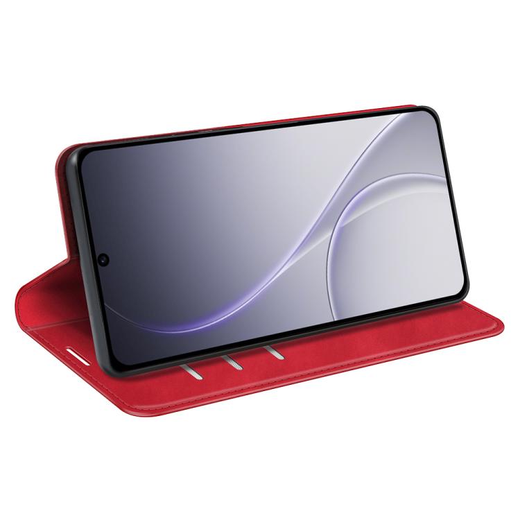 For OPPO Reno15 Pro Global Retro-skin Magnetic Suction Leather Phone Case