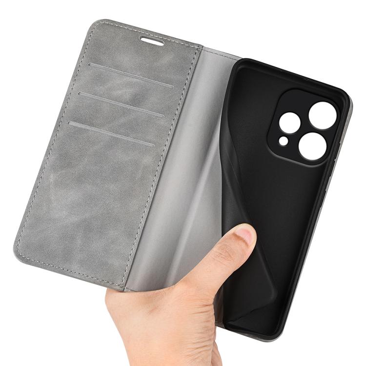 For OPPO Reno15 5G Global Retro-skin Magnetic Suction Leather Phone Case