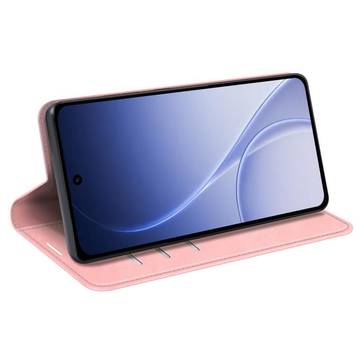 For OPPO Reno15 5G Global Retro-skin Magnetic Suction Leather Phone Case