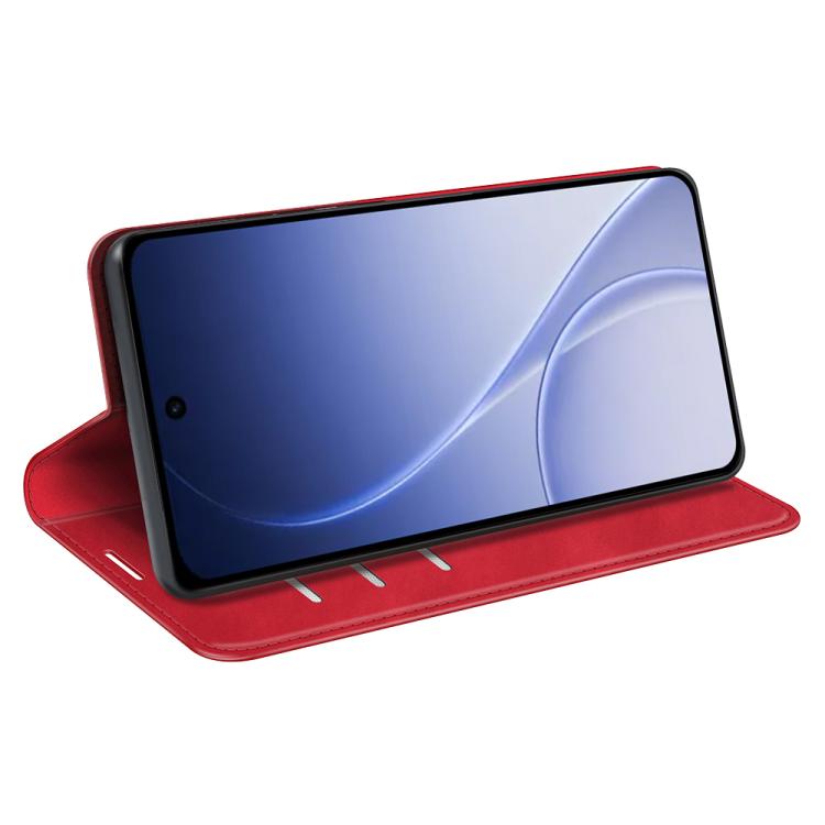 For OPPO Reno15 5G Global Retro-skin Magnetic Suction Leather Phone Case