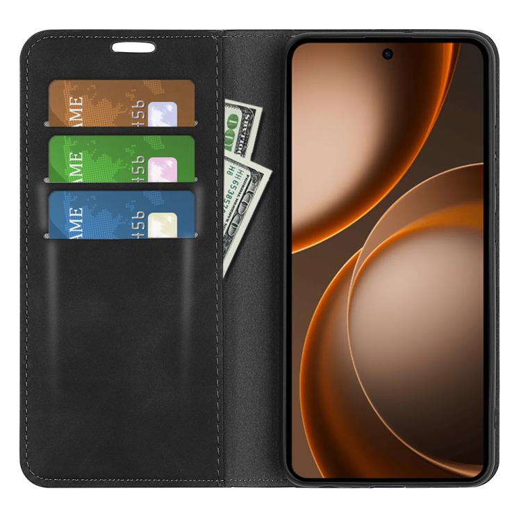 For OPPO Find X9 Ultra Retro-skin Magnetic Suction Leather Phone Case