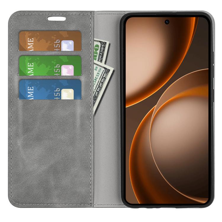 For OPPO Find X9 Ultra Retro-skin Magnetic Suction Leather Phone Case