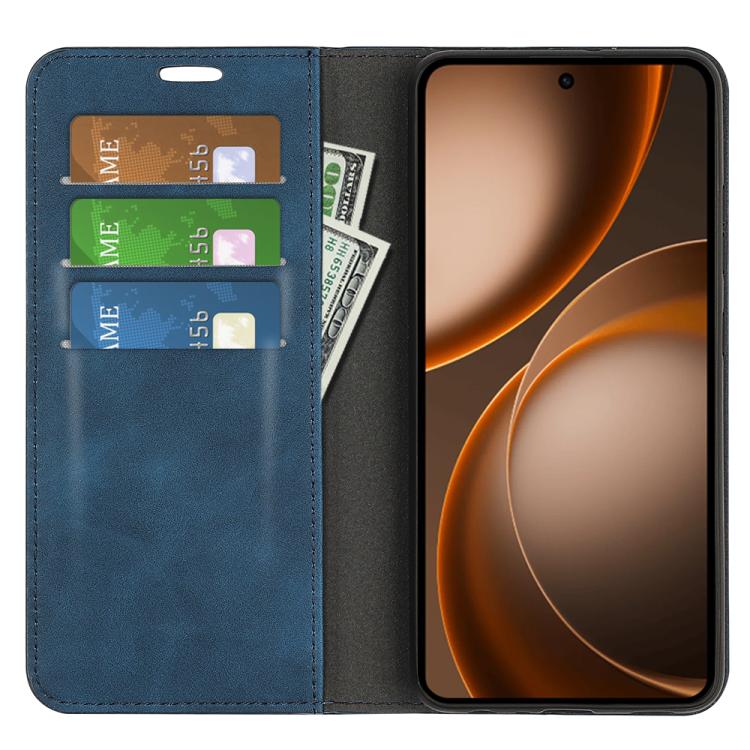 For OPPO Find X9 Ultra Retro-skin Magnetic Suction Leather Phone Case