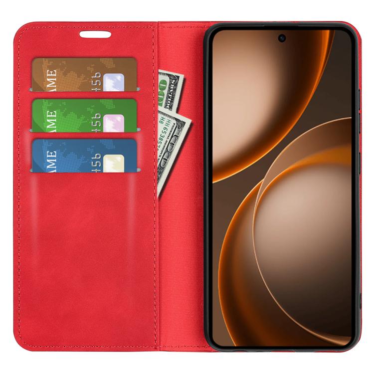 For OPPO Find X9 Ultra Retro-skin Magnetic Suction Leather Phone Case