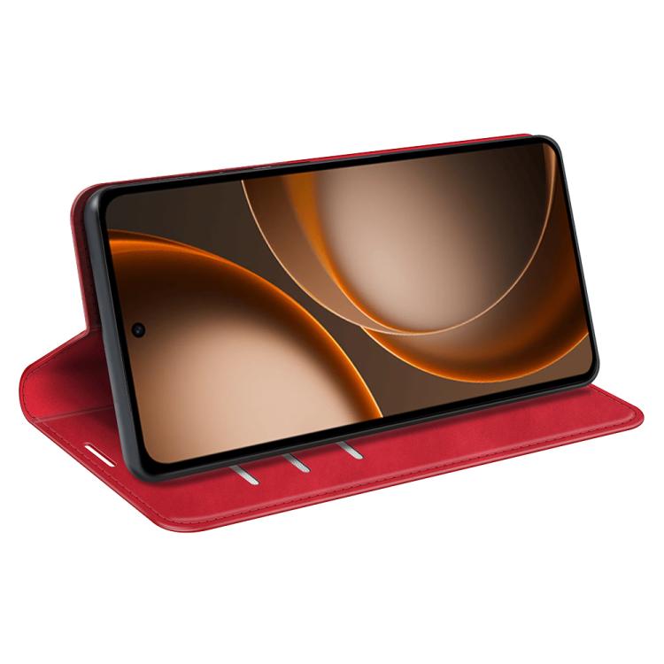 For OPPO Find X9 Ultra Retro-skin Magnetic Suction Leather Phone Case