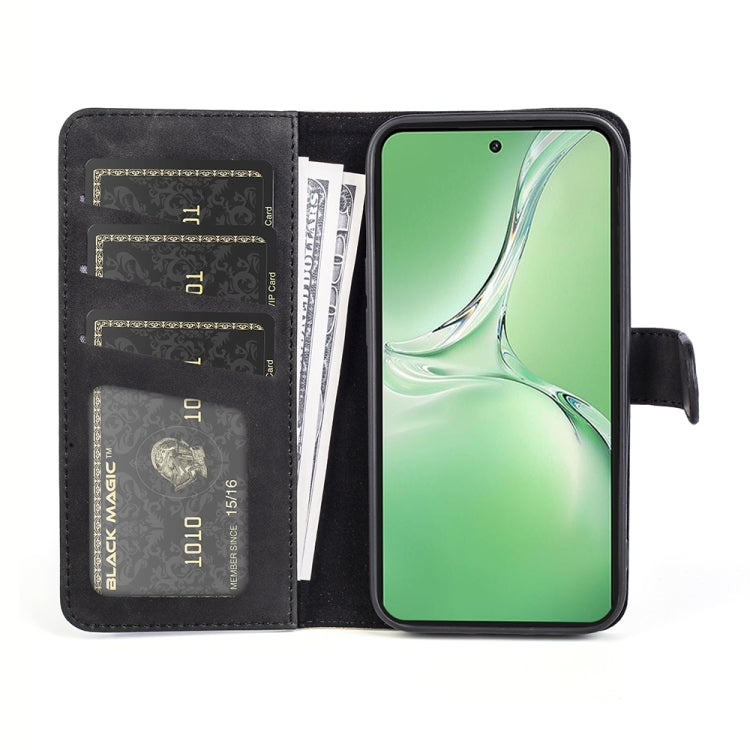 For OPPO K12 Stitching Horizontal Flip Leather Phone Case