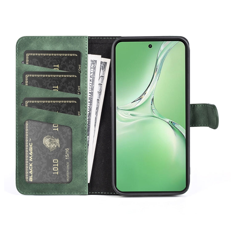 For OPPO K12 Stitching Horizontal Flip Leather Phone Case