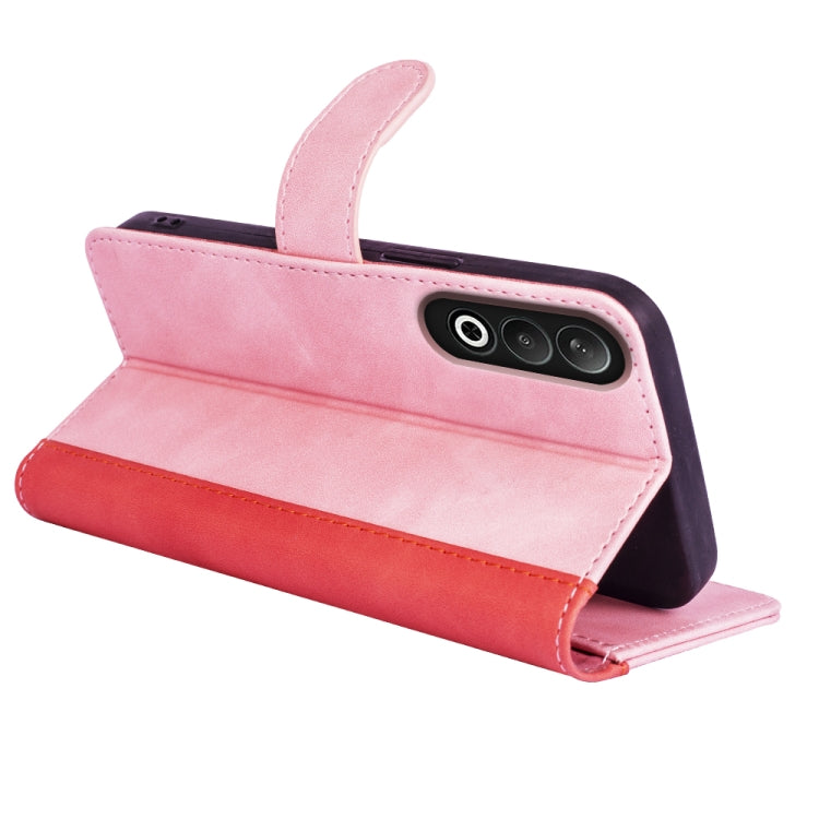 For OPPO K12 Stitching Horizontal Flip Leather Phone Case