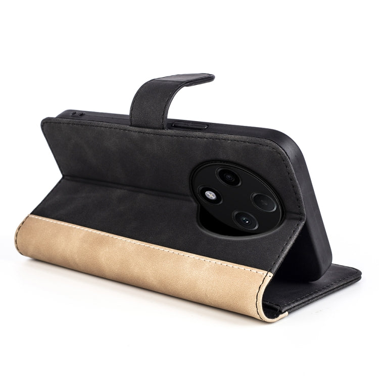 For OPPO A3 Pro 5G China Stitching Horizontal Flip Leather Phone Case