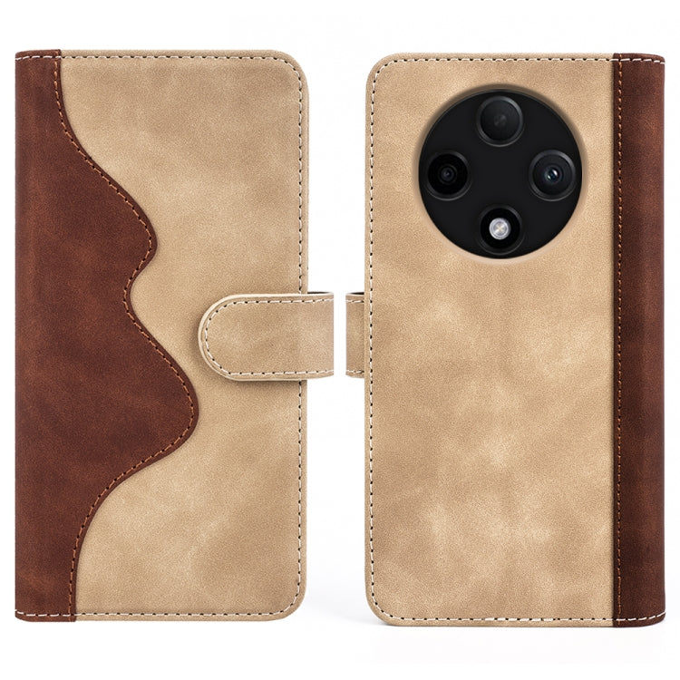 For OPPO A3 Pro 5G China Stitching Horizontal Flip Leather Phone Case