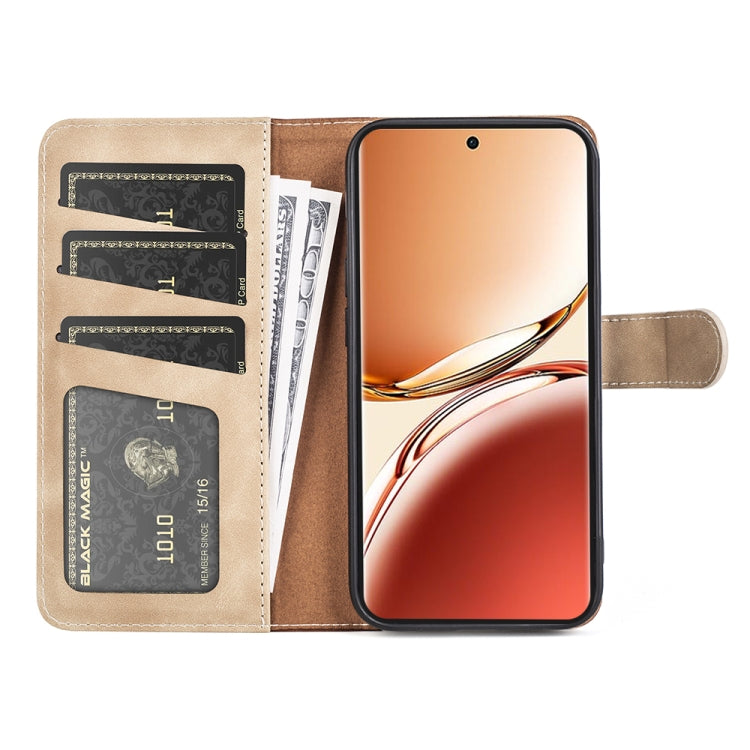 For OPPO A3 Pro 5G China Stitching Horizontal Flip Leather Phone Case