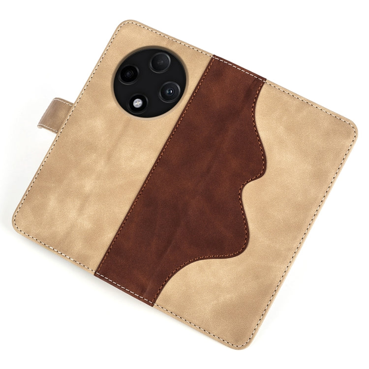 For OPPO A3 Pro 5G China Stitching Horizontal Flip Leather Phone Case