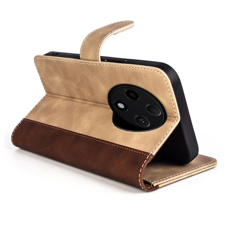For OPPO A3 Pro 5G China Stitching Horizontal Flip Leather Phone Case