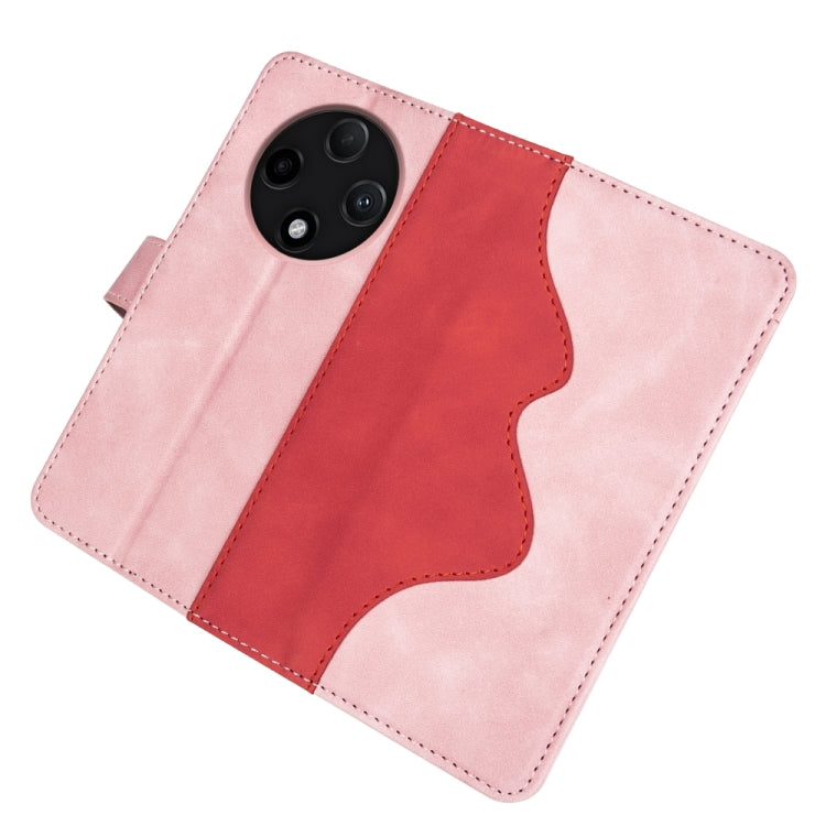 For OPPO A3 Pro 5G China Stitching Horizontal Flip Leather Phone Case