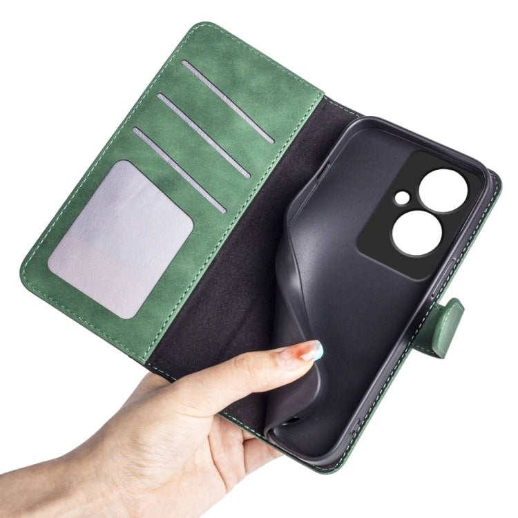 For OPPO Reno11 F 5G Stitching Horizontal Flip Leather Phone Case