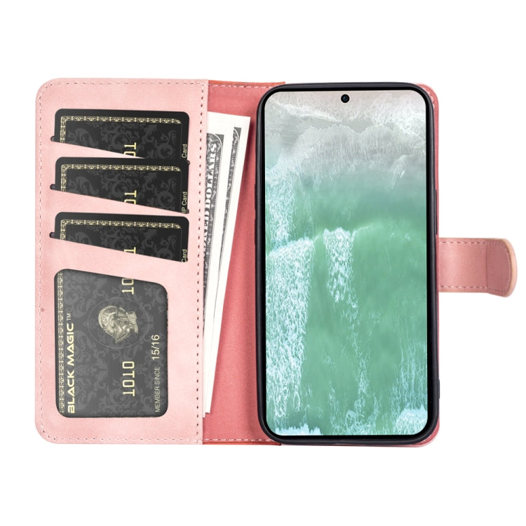 For OPPO Reno11 F 5G Stitching Horizontal Flip Leather Phone Case