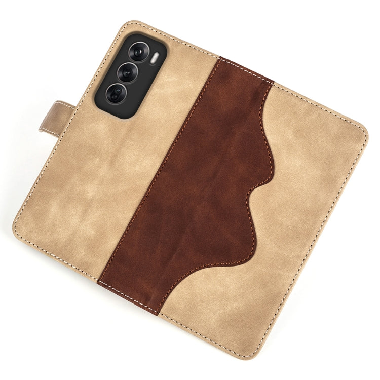 For OPPO Reno12 Pro 5G Global Stitching Horizontal Flip Leather Phone Case