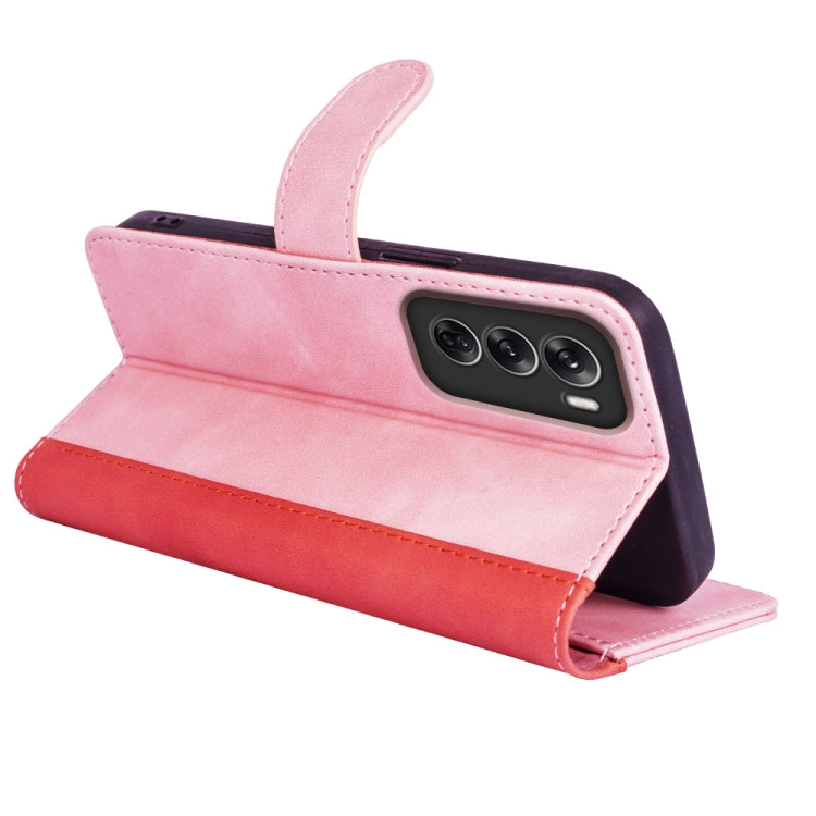 For OPPO Reno12 Pro 5G Global Stitching Horizontal Flip Leather Phone Case