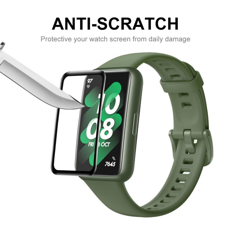For Huawei Band 10 2pcs ENKAY 3D Full Coverage Soft PC Edge PMMA HD Screen Film