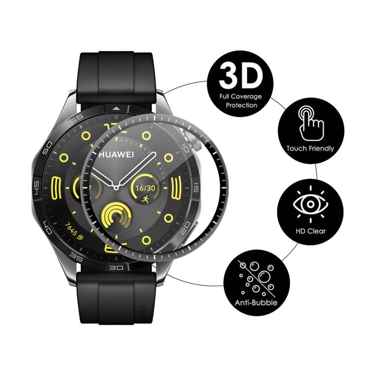 For Huawei Watch GT 6 46mm 5pcs ENKAY 3D Full Coverage Soft PC Edge PMMA HD Screen Film