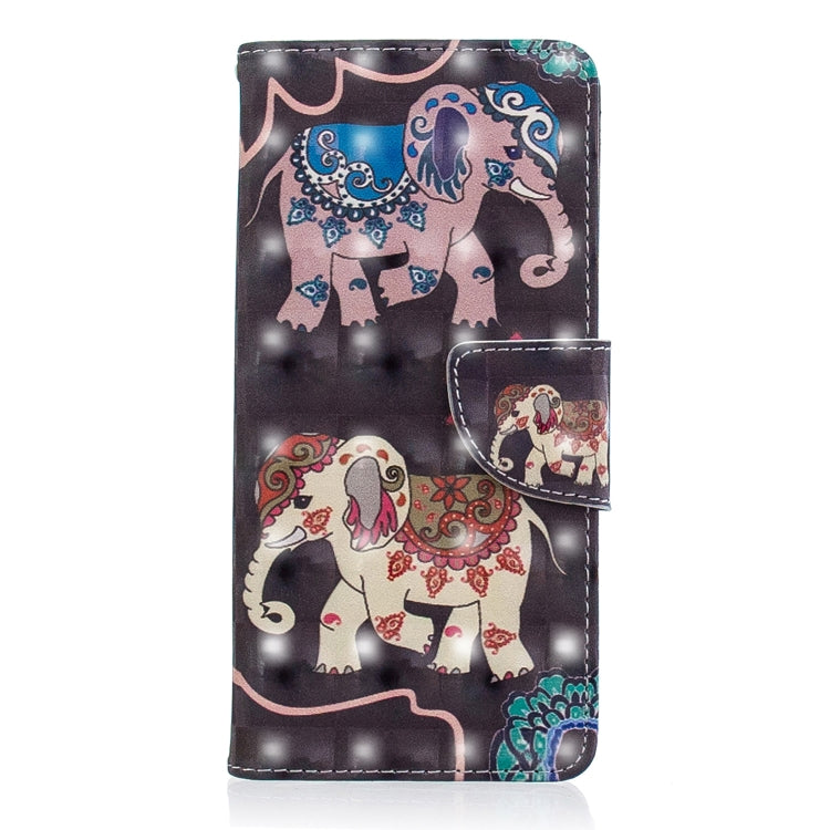 3D Colored Drawing Pattern Horizontal Flip Leather Case for Nokia 5.1, with Holder & Card Slots & Wallet