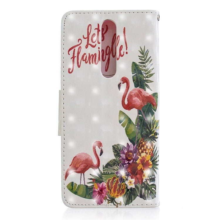 3D Colored Drawing Pattern Horizontal Flip Leather Case for Nokia 5.1, with Holder & Card Slots & Wallet