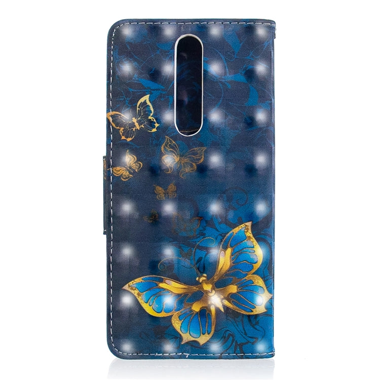 3D Colored Drawing Pattern Horizontal Flip Leather Case for Nokia 5.1, with Holder & Card Slots & Wallet