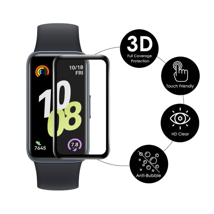 For Huawei Band 10 10pcs ENKAY 3D Full Coverage Soft PC Edge PMMA HD Screen Film