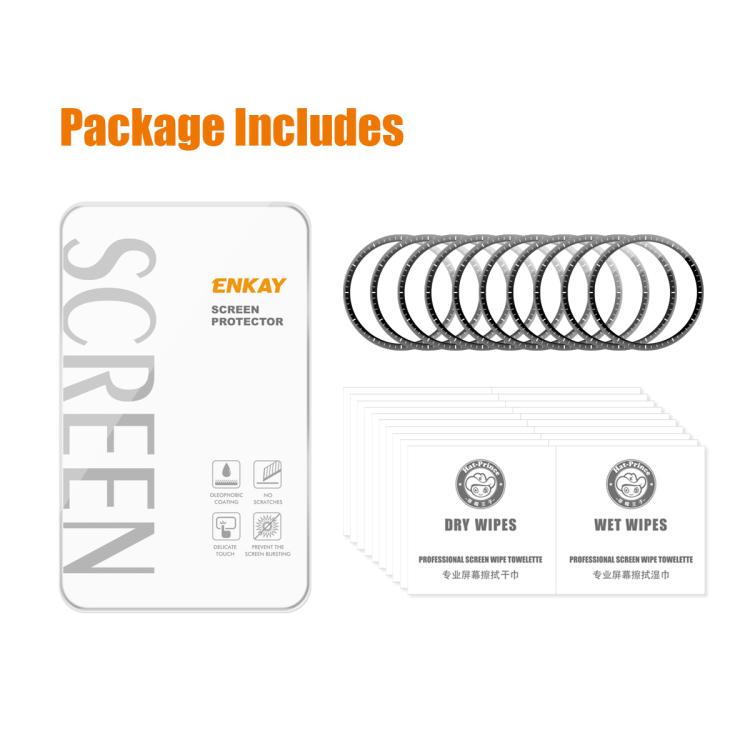 For Huawei Watch GT 6 46mm 10pcs ENKAY 3D Full Coverage Soft PC Edge PMMA HD Screen Film