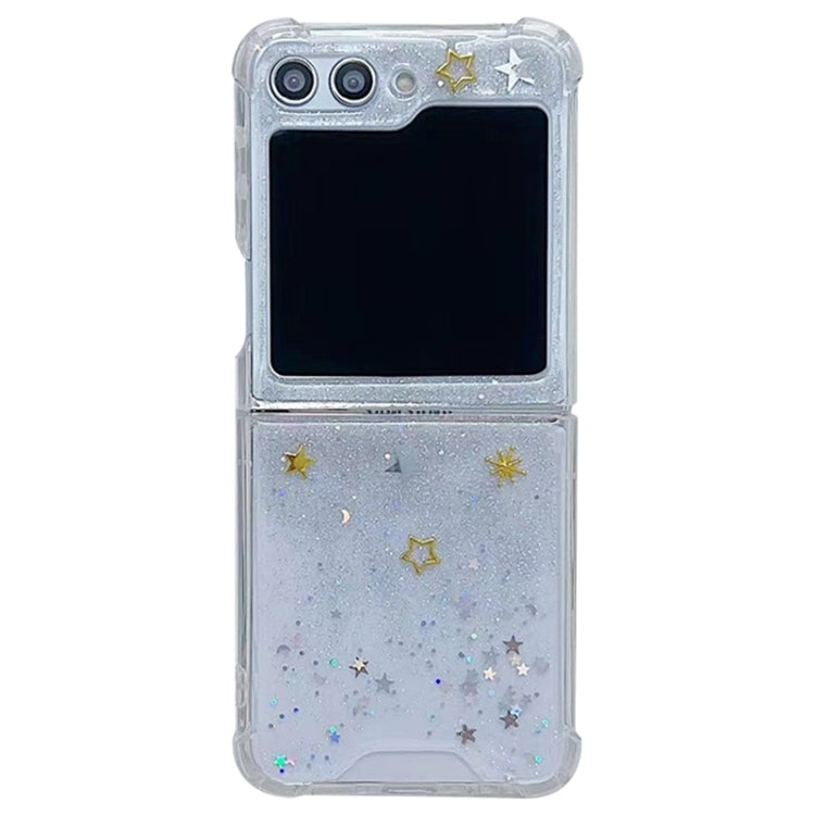 For Samsung Galaxy Z Flip7 FE / Flip6 Glitter Meteor  Shockproof Epoxy TPU Phone Case