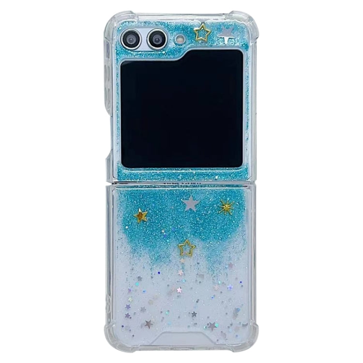 For Samsung Galaxy Z Flip7 FE / Flip6 Glitter Meteor  Shockproof Epoxy TPU Phone Case