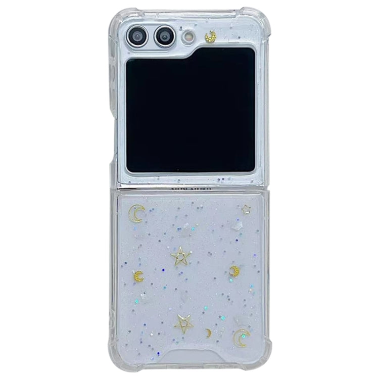 For Samsung Galaxy Z Flip7 FE / Flip6 Glitter Meteor  Shockproof Epoxy TPU Phone Case