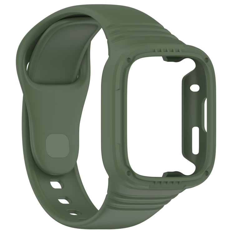 For Redmi Watch 3 Integrated Fully Enclosed Silicone Watch Band