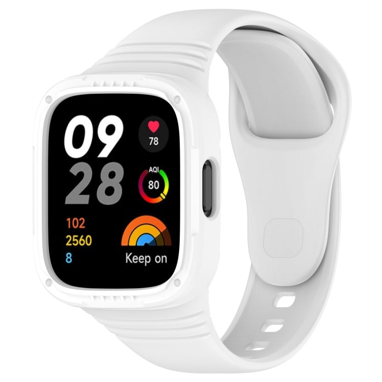 For Redmi Watch 3 Integrated Fully Enclosed Silicone Watch Band